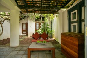 club villa bentota Deluxe room verandah
